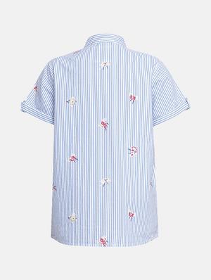 pocket patch striped shirt - 16448944 - Standard Image - 2