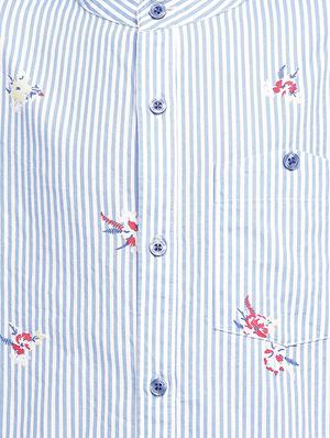 pocket patch striped shirt - 16448944 - Standard Image - 3