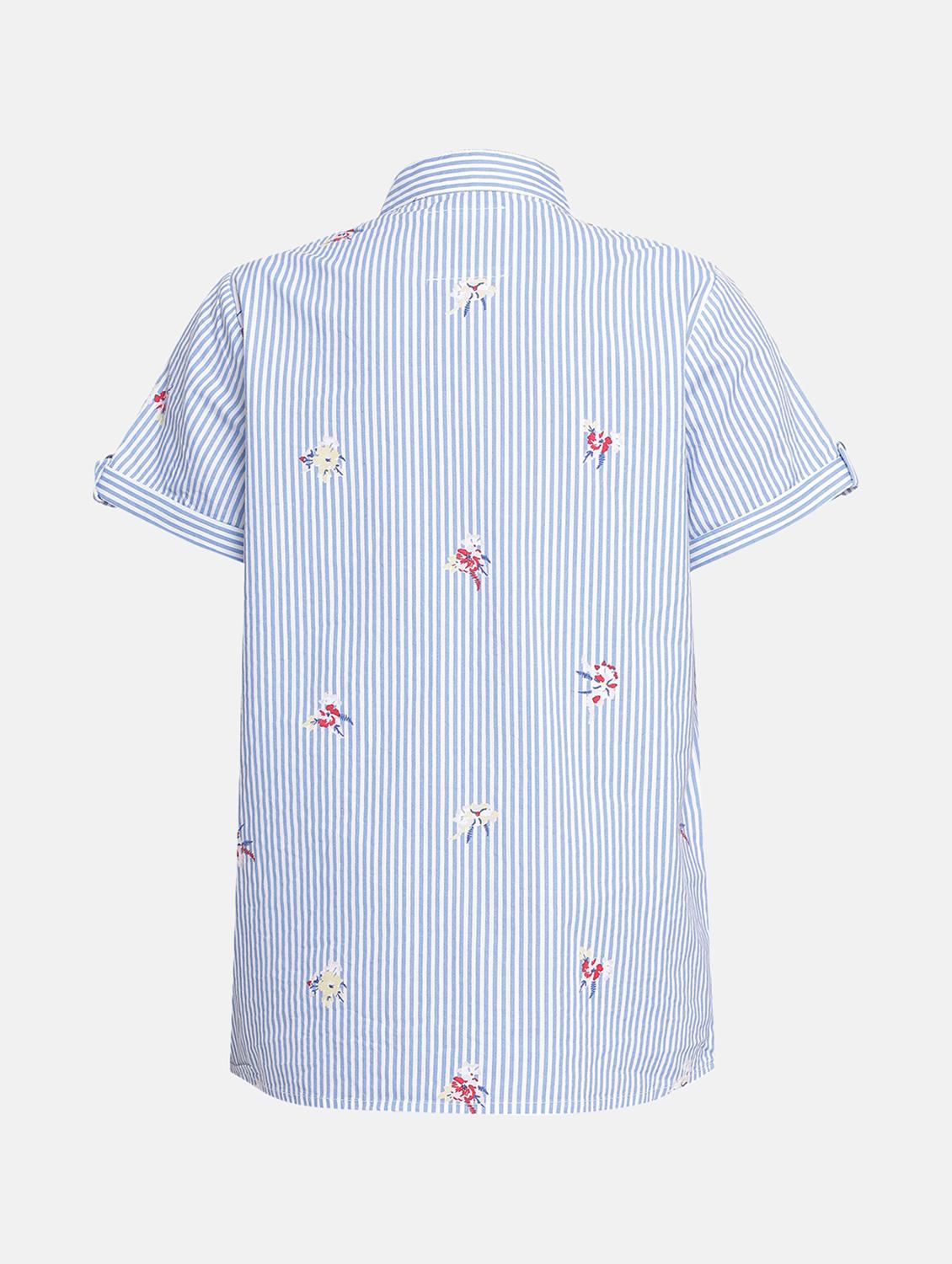 pocket patch striped shirt - 16448944 - Zoom Image - 2