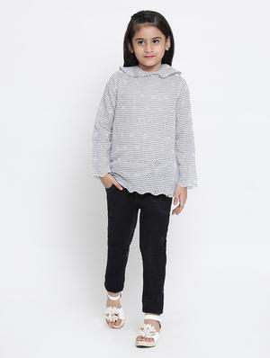 scallop hem schiffli top - 16448959 - Standard Image - 4