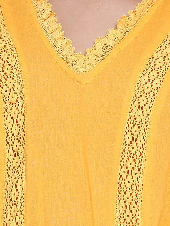 v-neck lace detailed top - 16448963 - Zoom Image - 5