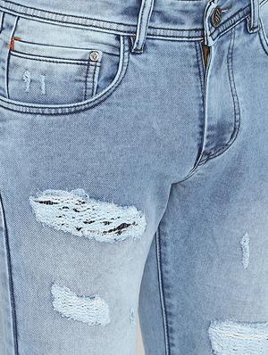 blue distressed jeans - 16449216 - Standard Image - 5