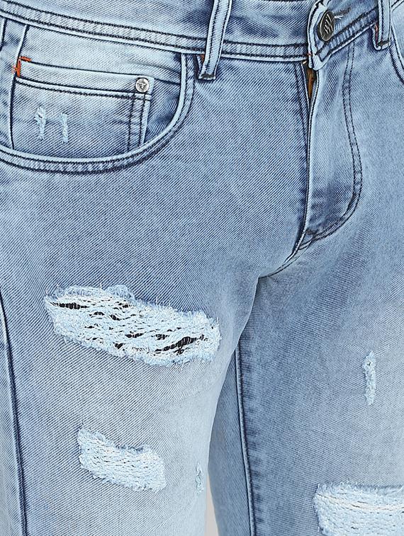 blue distressed jeans - 16449216 - Zoom Image - 5