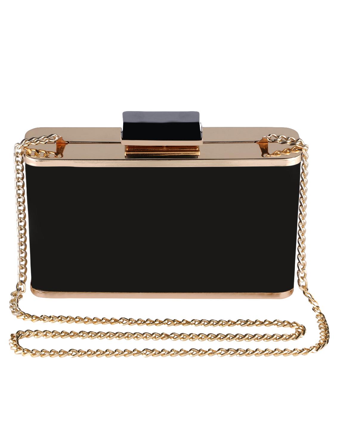 black metal regular clutch - 16450143 - Zoom Image - 1
