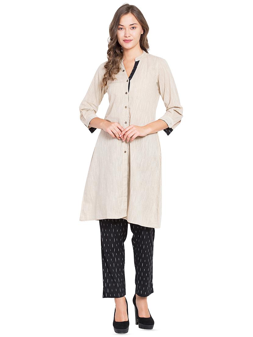 a-line kurta pant set - 16450168 - Zoom Image - 1