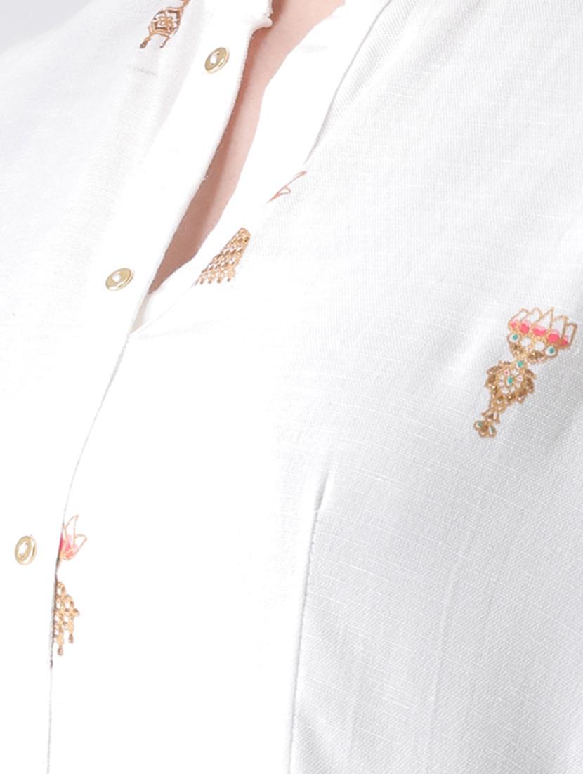 printed straight kurta - 16450667 - Zoom Image - 4