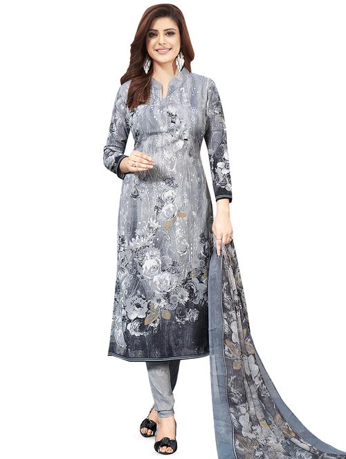 printed suit unstitched suit - 16451723 - Standard Image - 1