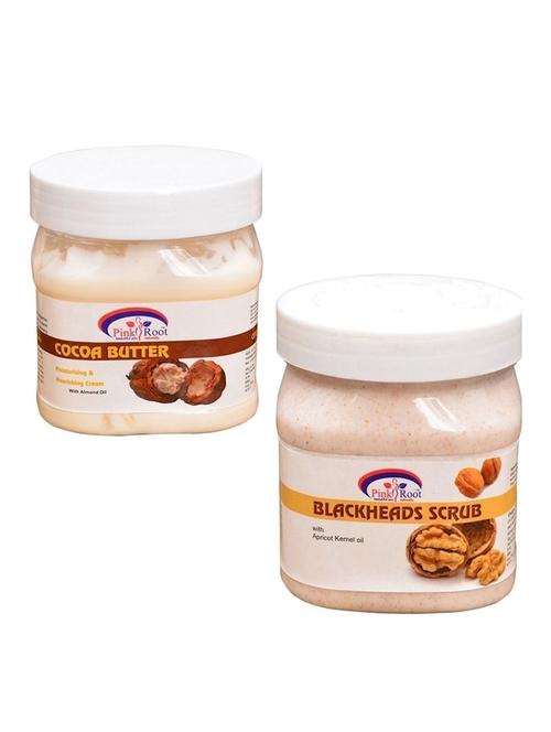 pink root cocoa cream 500gm with blackhead scrub 500gm - 16452022 - Standard Image - 1