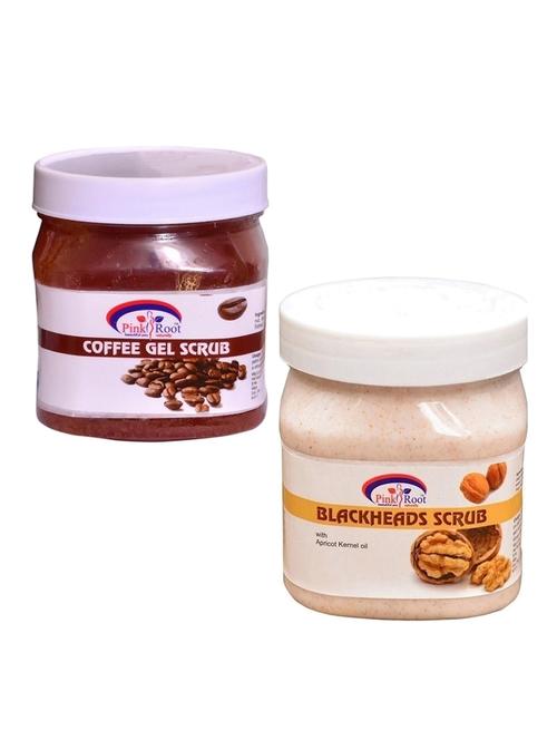 pink root coffee scrub 500gm with blackhead scrub 500gm - 16452070 - Standard Image - 1