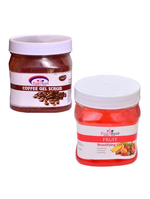 pink root coffee scrub 500gm with fruit gel 500gm - 16452088 - Standard Image - 1