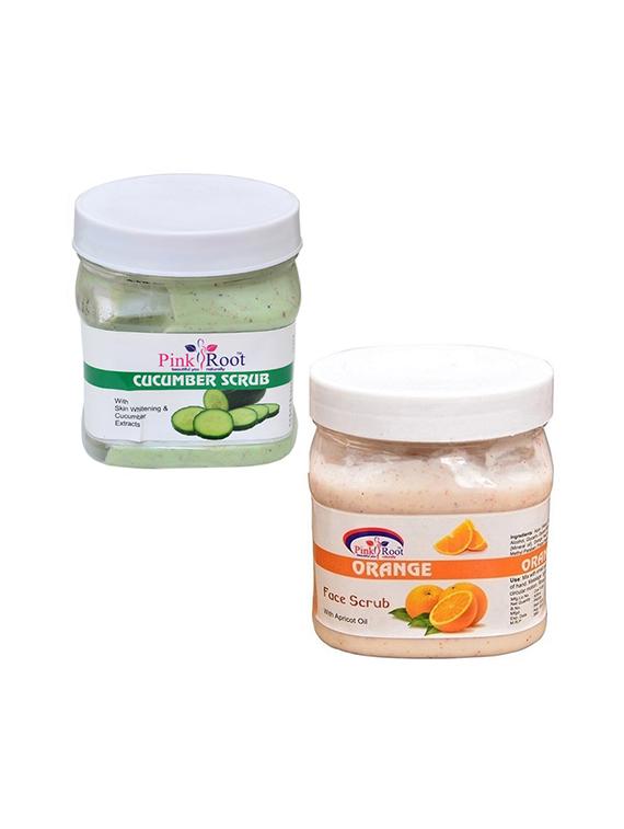 pink root cucumber scrub 500gm with orange scrub 500gm - 16452185 - Zoom Image - 1