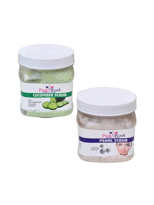 pink root cucumber scrub 500gm with pearl scrub 500gm - 16452192 - Standard Image - 1