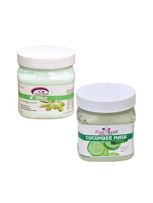 pink root d olive cream 500gm with cucumber mask 500gm - 16452212 - Standard Image - 1