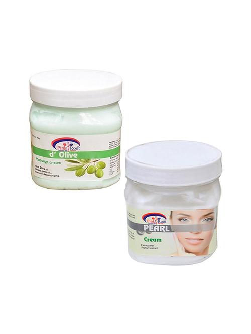 pink root d olive cream 500gm with pearl cream 500gm - 16452234 - Standard Image - 1