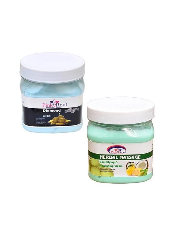 pink root diamond cream 500gm with herbal cream 500gm - 16452372 - Zoom Image - 1