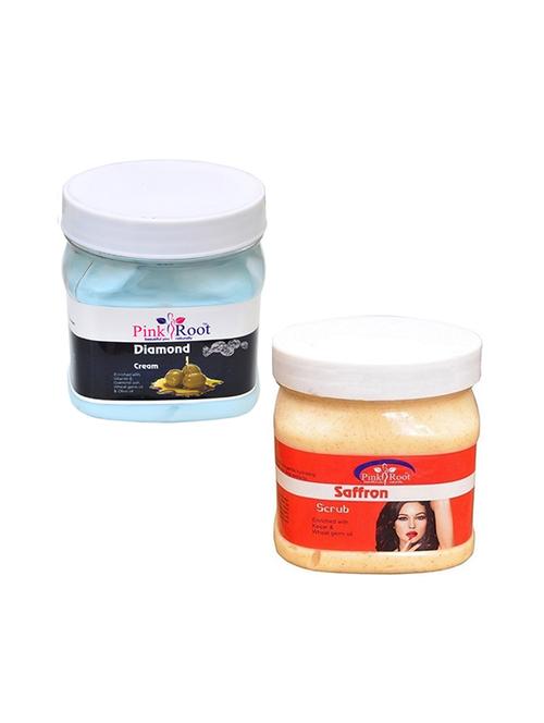 pink root diamond cream 500gm with saffron scrub 500gm - 16452384 - Standard Image - 1