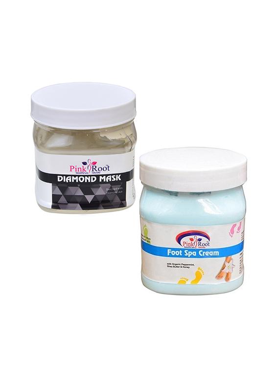 pink root diamond mask 500gm with foot cream 500gm - 16452410 - Zoom Image - 1