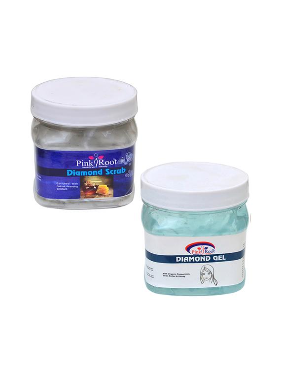 pink root diamond scrub 500gm with diamond gel 500gm - 16452457 - Zoom Image - 1