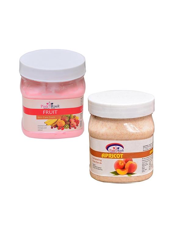 pink root fruit cream 500gm with apricot scrub 500gm - 16452491 - Zoom Image - 1