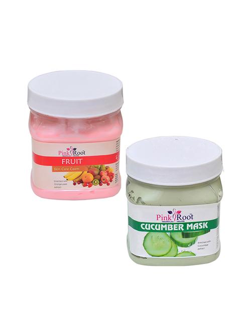 pink root fruit cream 500gm with cucumber mask 500gm - 16452501 - Standard Image - 1