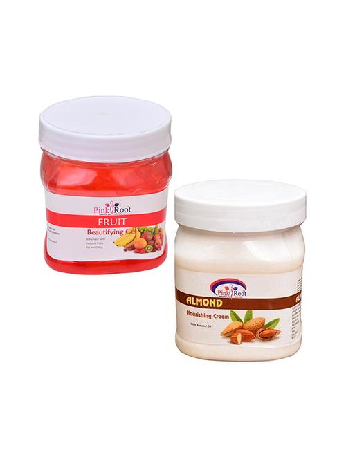 pink root fruit gel 500gm with almond cream 500gm - 16452534 - Standard Image - 1