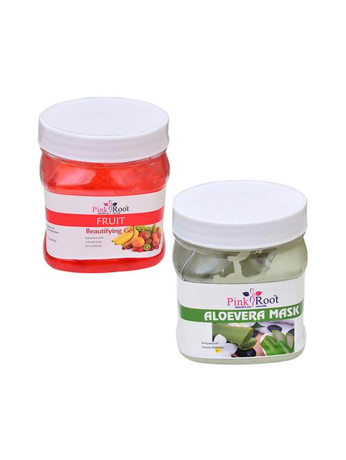 pink root fruit gel 500gm with aloevera mask 500gm - 16452537 - Standard Image - 1