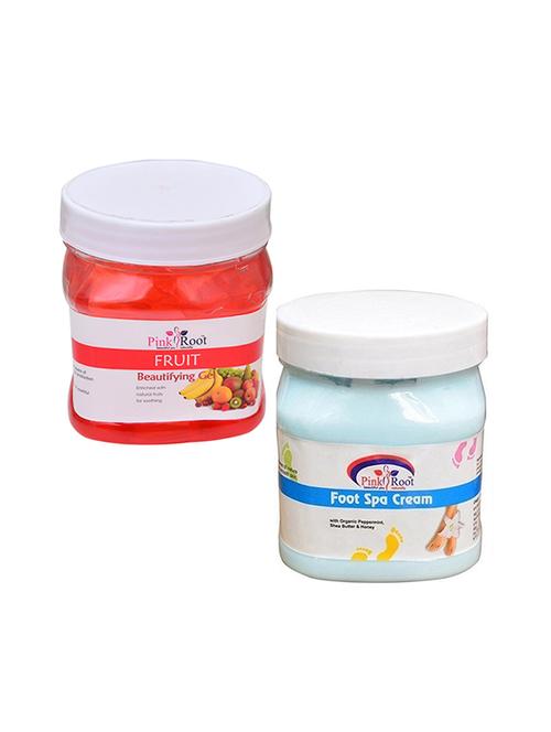 pink root fruit gel 500gm with foot cream 500gm - 16452557 - Standard Image - 1