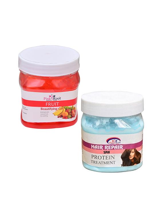 pink root fruit gel 500gm with hair spa cream 500gm - 16452565 - Zoom Image - 1