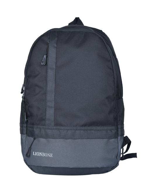 blackgrey polyester backpack - 16456166 - Standard Image - 1