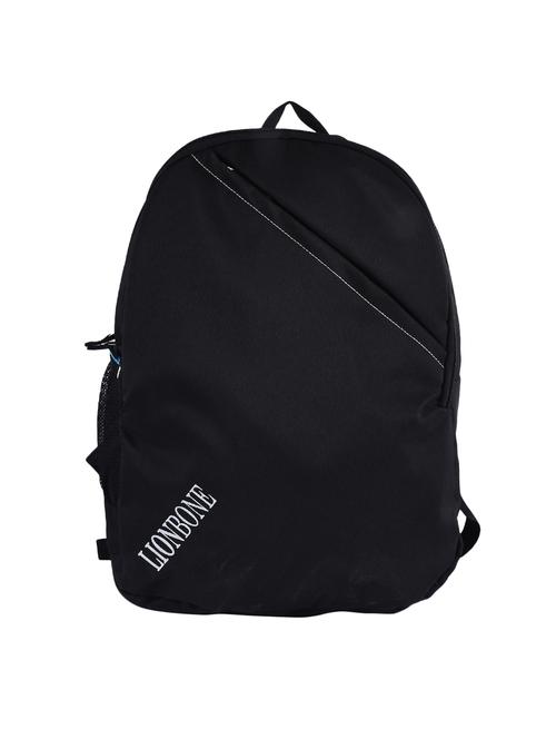 black polyester backpack - 16456307 - Standard Image - 1