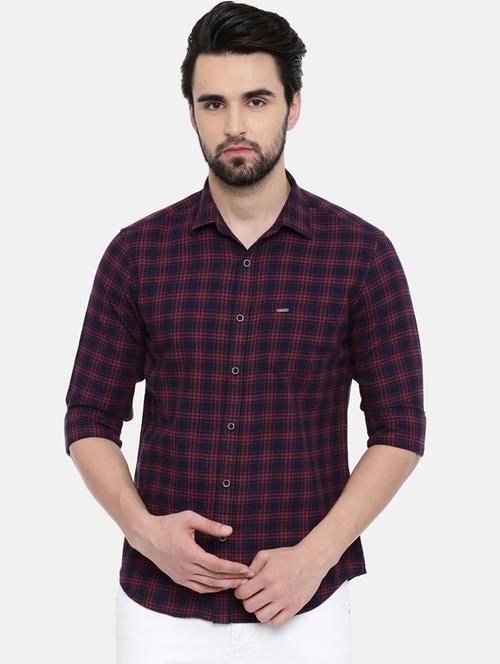 red checkered casual shirt - 16456412 - Standard Image - 1