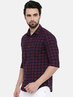 red checkered casual shirt - 16456412 - Standard Image - 2