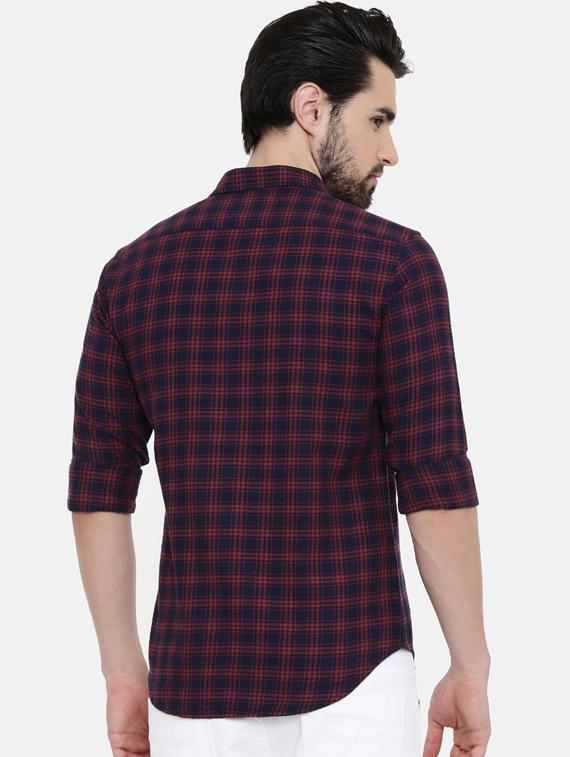 red checkered casual shirt - 16456412 - Zoom Image - 3