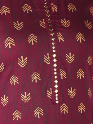 printed kurta with pant set - 16457097 - Standard Image - 5