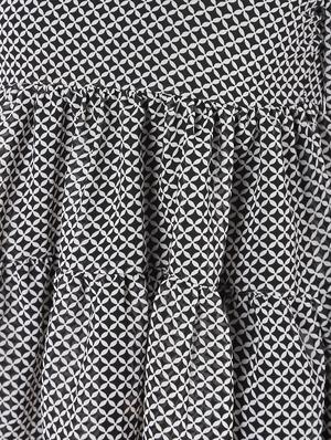 round neck gathered peplum top - 16457137 - Standard Image - 6