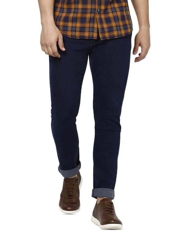 dark blue solid plain jeans - 16457154 - Zoom Image - 1