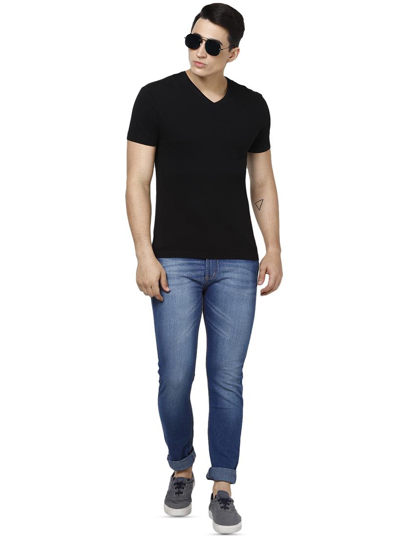 blue light washed denim jeans - 16457157 - Zoom Image - 4