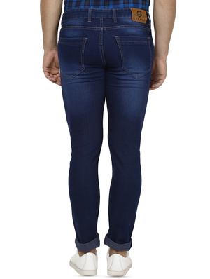 dark blue light washed denim jeans - 16457158 - Standard Image - 3