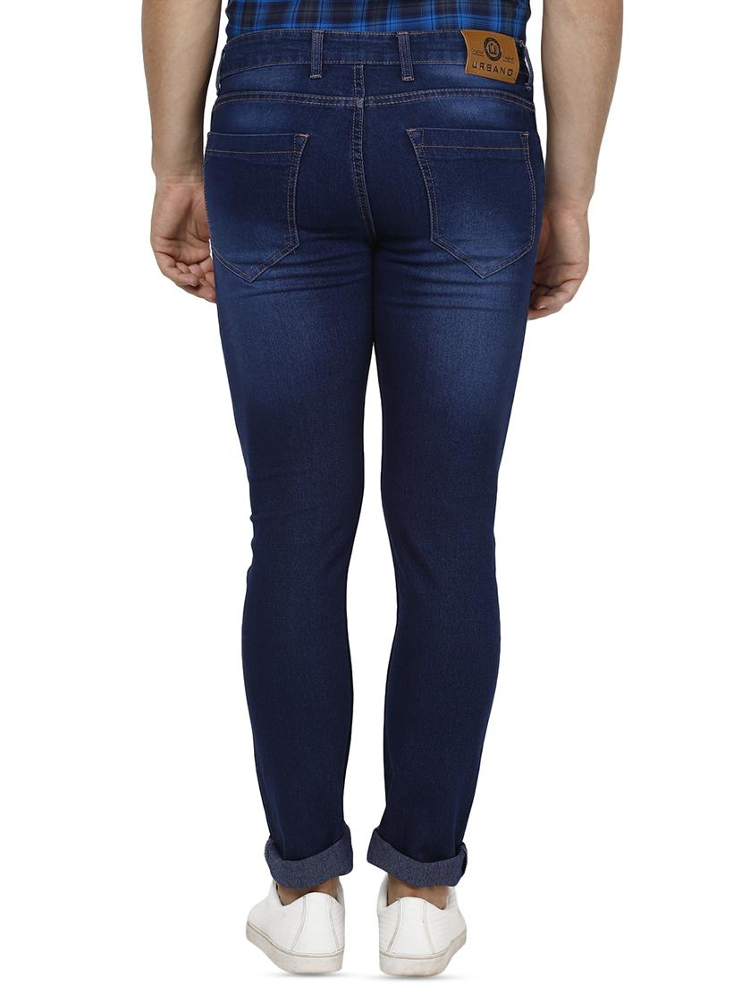 dark blue light washed denim jeans - 16457158 - Zoom Image - 3