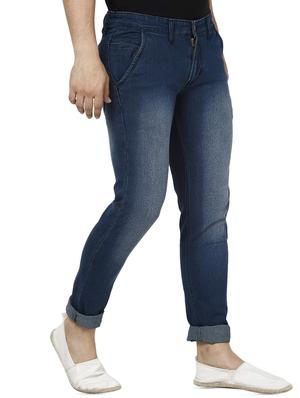 dark blue light washed denim jeans - 16457161 - Standard Image - 2
