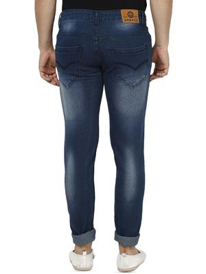 dark blue light washed denim jeans - 16457161 - Standard Image - 3