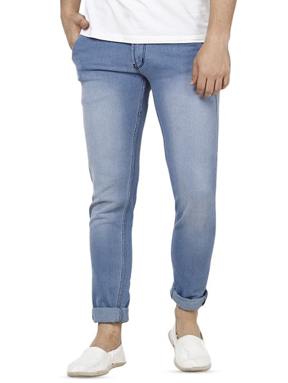 light blue washed denim jeans - 16457162 - Zoom Image - 1