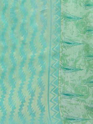 pastel printed saree with blouse - 16457242 - Standard Image - 3