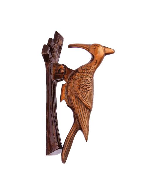 susajjit brass door knocker of bird (wood pecker) door knocker made of brass antique finish - 16457506 - Standard Image - 1