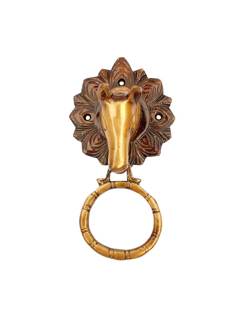 susajjit brass horse head door knocker, decorative and antique door knocker - 16457510 - Zoom Image - 1