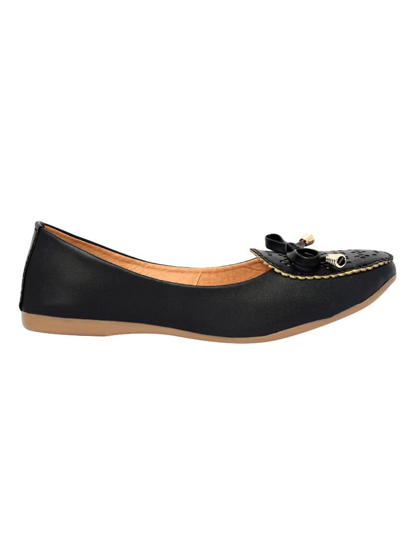 black slip on ballerinas - 16457575 - Zoom Image - 2
