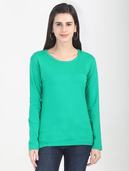 round neck long sleeved tee - 16457723 - Standard Image - 1