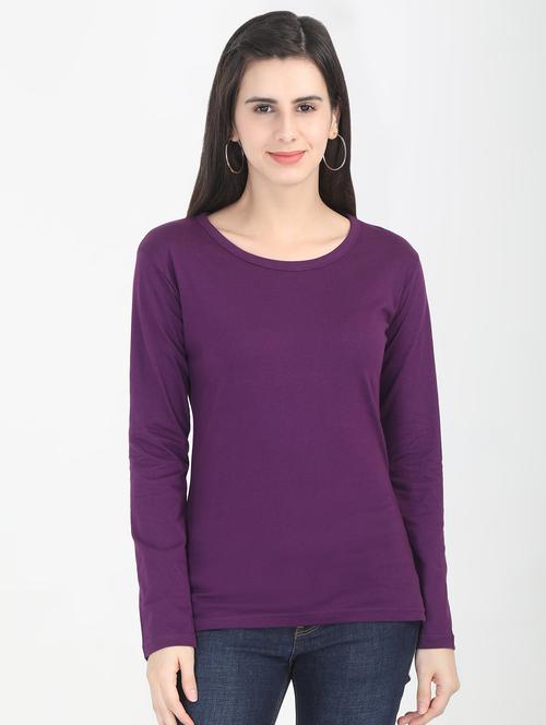 round neck long sleeved tee - 16457724 - Standard Image - 1