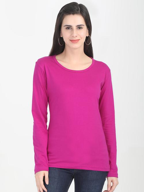 round neck long sleeved tee - 16457728 - Standard Image - 1