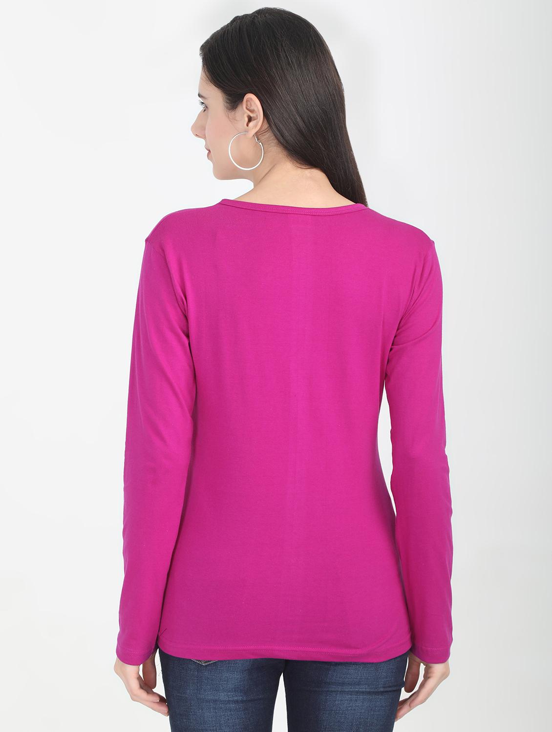 round neck long sleeved tee - 16457728 - Zoom Image - 3